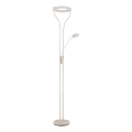 Globo - dimmbare LED-Stehlampe LED/20W/230V + LED/4W 3000K
