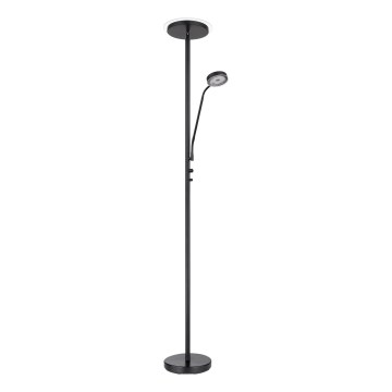 Globo - dimmbare LED-Stehleuchte LED/18,5W/230V + LED/4,5W 3000K schwarz