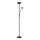 Globo - dimmbare LED-Stehleuchte LED/18,5W/230V + LED/4,5W 3000K schwarz