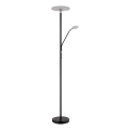 Globo - dimmbare LED-Stehleuchte LED/28W/230V + LED/5W 3000K schwarz