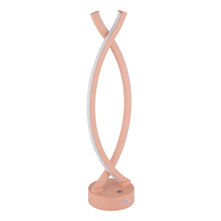 Globo - Dimmbare LED-Tischleuchte mit Touch-Funktion LED/1W/3,7V 3000K 1800 mAh USB rosa