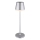 Globo - Éclairage solaire LED/0,6W/3V 3000K IP44 1200 mAh chrome mat
