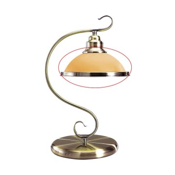 Globo - Ersatzglas für Tischlampe SASSARI E27