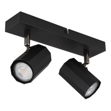 Globo - Faretto 2xGU10/25W/230V nero