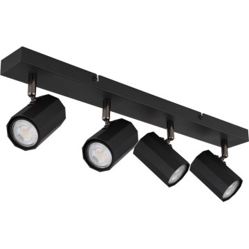Globo - Faretto 4xGU10/25W/230V nero