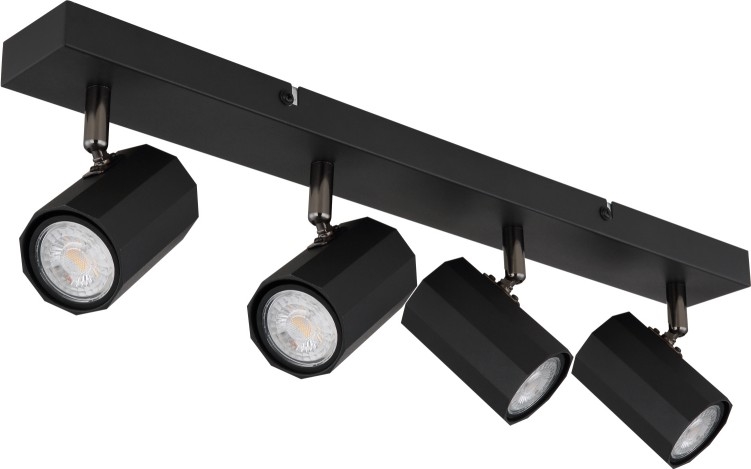 Globo - Faretto 4xGU10/25W/230V nero