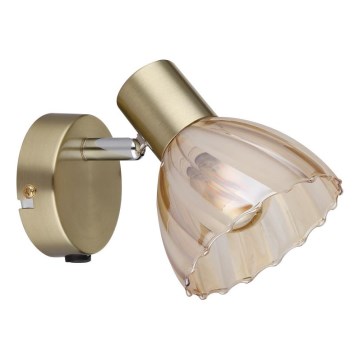 Globo - Faretto da parete 1xE14/40W/230V oro