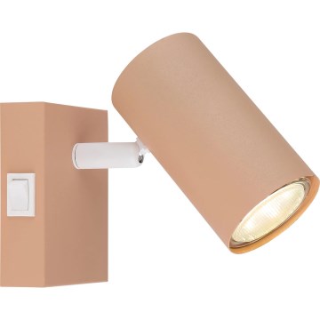 Globo - Faretto da parete 1xGU10/25W/230V arancione