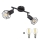 Globo - Faretto LED 2xE14/6W/230V nero