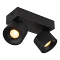 Globo - Faretto LED 2xLED/6W/230V nero