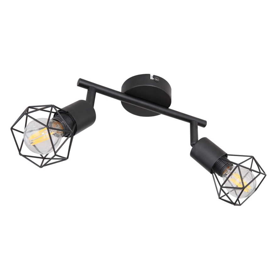 Globo - Faretto LED 2xE14/6W/230V nero