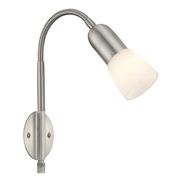 Globo - Flessibile piccola lampada 1xE14/40W/230V cromo opaco