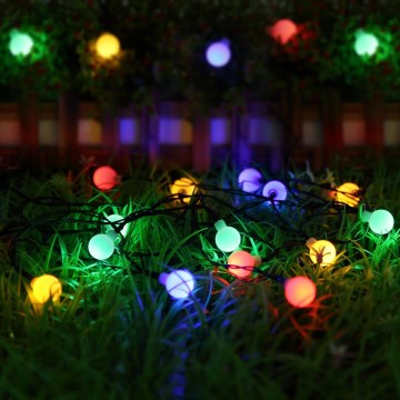 Globo - Guirlande solaire LED 20 LED / 1,2 V IP44 300 mAh 5,8 m