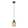 Globo - Hängeleuchte 1xE27/40W/230V d 13,5 cm schwarz