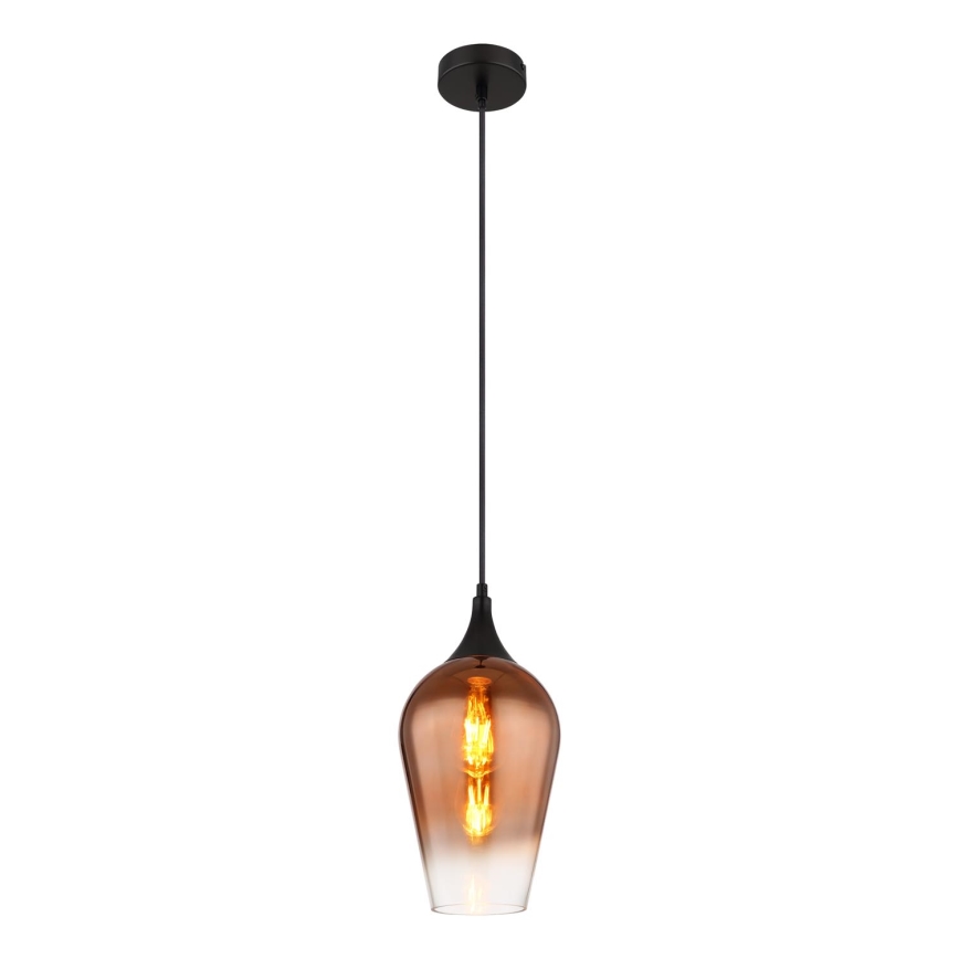 Globo - Hängeleuchte 1xE27/60W/230V d 18 cm kupfern
