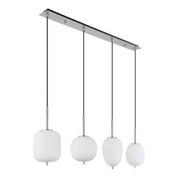 Globo - Hängeleuchte 4xE14/40W/230V weiß