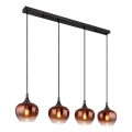 Globo - Hängeleuchte 4xE27/40W/230V kupfern