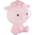 Globo - Kleine aufladbare LED-Kinder-Nachtleuchte mit Dimm-Funktion LED/1W/5V 500 mAh rosa