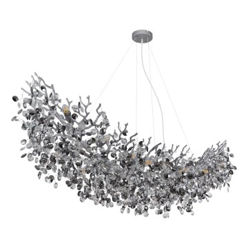 Globo - Kronleuchter an Kabel 16xE14/40W/230V silber