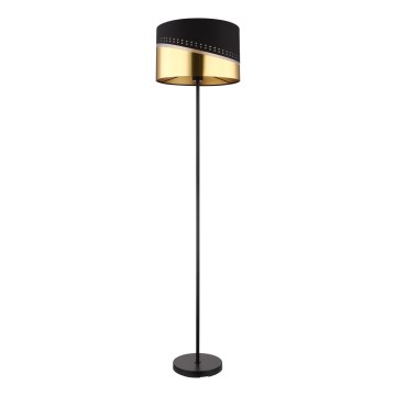 Globo - Lampada con piedistallo 1xE27/60W/230V diametro 35 cm nero/oro