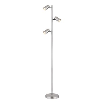 Globo - Lampada con piedistallo 3xGU10/5W/230V cromo opaco