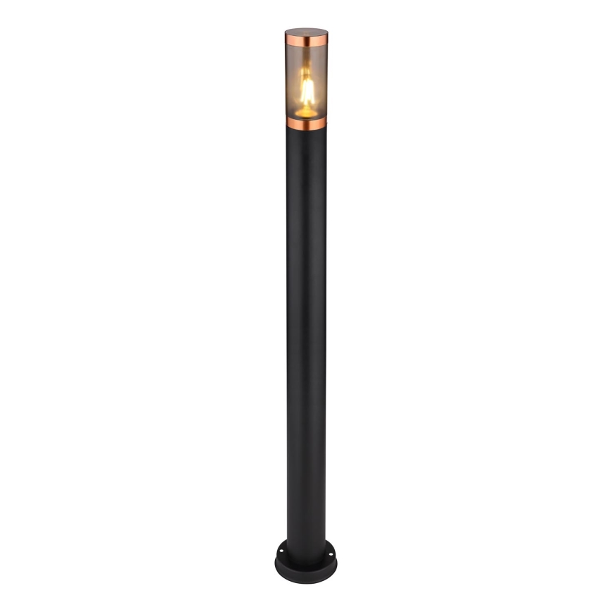 Globo - Lampada da esterno 1xE27/23W/230V IP44 110 cm nero/rame