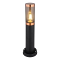 Globo - Lampada da esterno 1xE27/23W/230V IP44 45 cm nero/rame