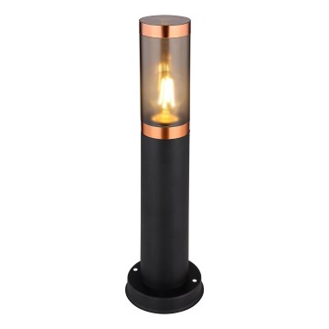 Globo - Lampada da esterno 1xE27/23W/230V IP44 45 cm nero/rame