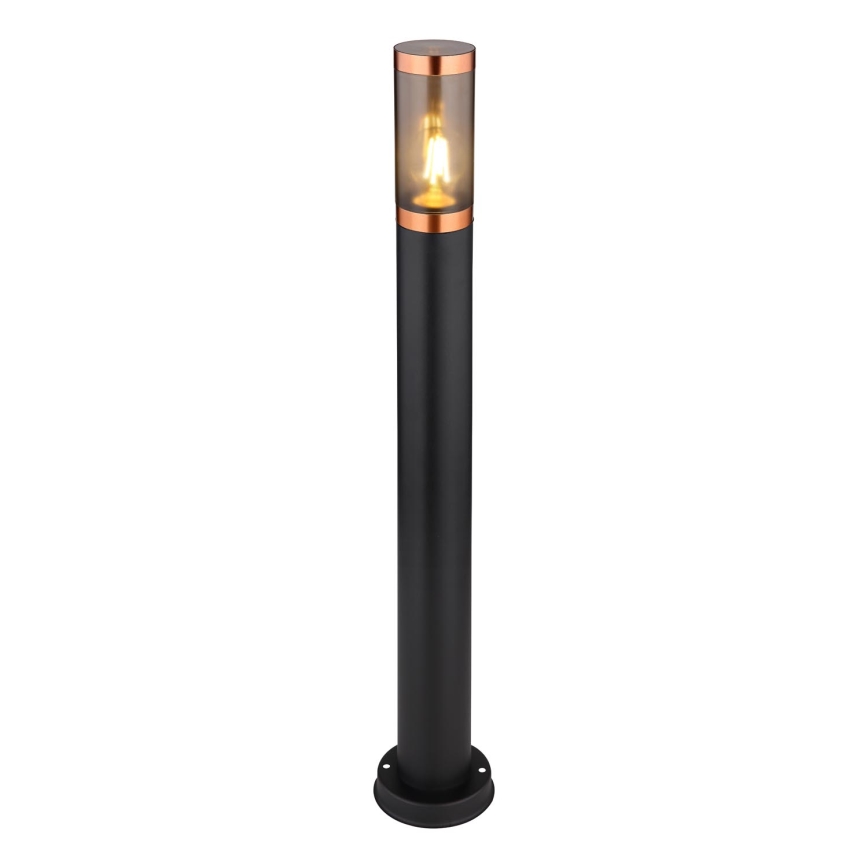 Globo - Lampada da esterno 1xE27/23W/230V IP44 80 cm nero/rame