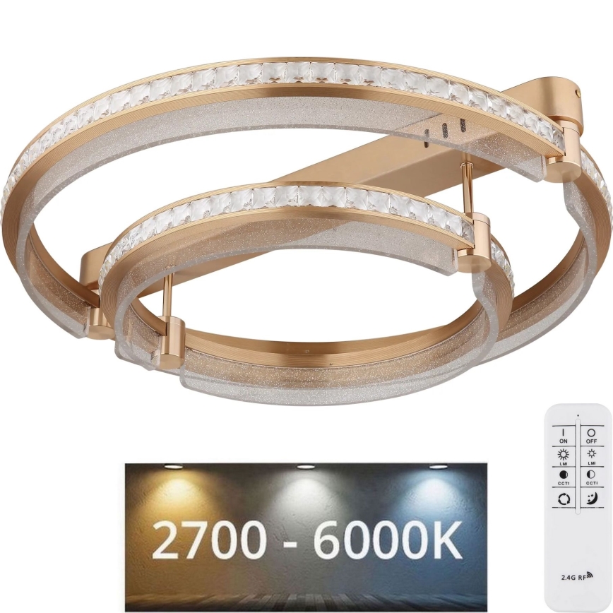Globo - Lampada da soffitto dimmerabile LED/78W/230V 2700K-6000K con telecomando