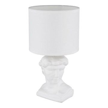 Globo - Lampada da tavolo 1xE14/40W/230V bianco