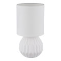 Globo - Lampada da tavolo 1xE14/40W/230V bianco