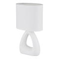 Globo - Lampada da tavolo 1xE14/40W/230V bianco