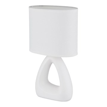 Globo - Lampada da tavolo 1xE14/40W/230V bianco