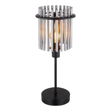 Globo - Lampada da tavolo 1xE14/40W/230V diametro 15 cm nero