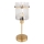 Globo - Lampada da tavolo 1xE14/40W/230V diametro 15 cm oro