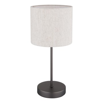 Globo - Lampada da tavolo 1xE27/25W/230V nero/beige