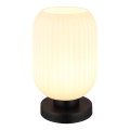 Globo - Lampada da tavolo 1xE27/40W/230V bianco