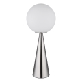 Globo - Lampada da tavolo 1xE27/40W/230V cromo opaco