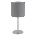 Globo - Lampada da tavolo 1xE27/40W/230V grigia