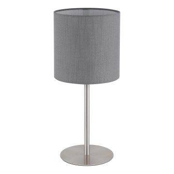 Globo - Lampada da tavolo 1xE27/40W/230V grigia