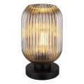Globo - Lampada da tavolo 1xE27/40W/230V grigio