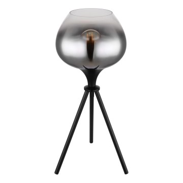 Globo - Lampada da tavolo 1xE27/40W/230V nera