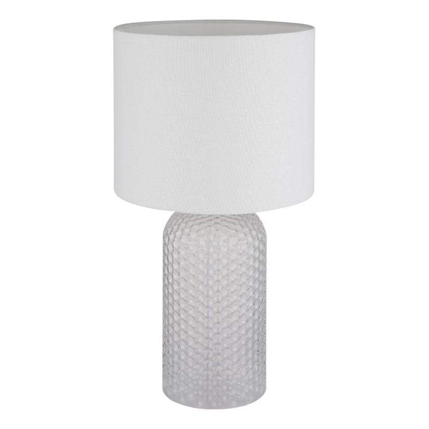 Globo - Lampada da tavolo 1xE27/60W/230V bianco