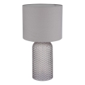 Globo - Lampada da tavolo 1xE27/60W/230V grigio