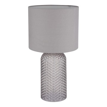 Globo - Lampada da tavolo 1xE27/60W/230V grigio
