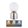 Globo - Lampada da tavolo LED dimmerabile con funzione Touch LED/2,5W/3,7V 2700K/4000K/6500K 1800 mAh USB cromo opaco