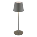 Globo - Lampada da tavolo ricaricabile a LED dimmerabile a sfioramento per esterni 3 in 1 LED/3W/5V 3000/4000/5000K IP54 1800 mAh grigio