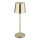 Globo - Lampada da tavolo ricaricabile a LED dimmerabile con controllo touch LED/2W/3,7V 3000/4000/6000K 2200 mAh dorata