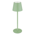 Globo - Lampada da tavolo ricaricabile per esterni dimmerabile a sfioramento 3-in-1 LED/3W/5V 3000/4000/5000K IP54 1800 mAh verde